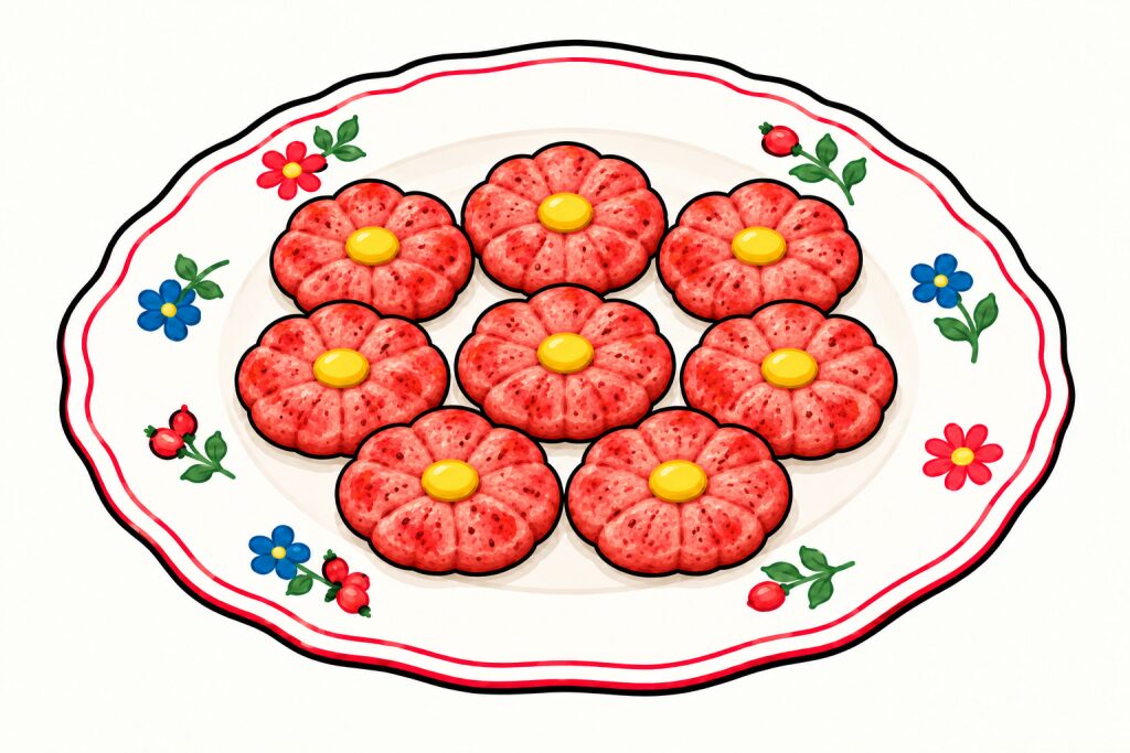 Сырнички-Ромашки «Клубничные»