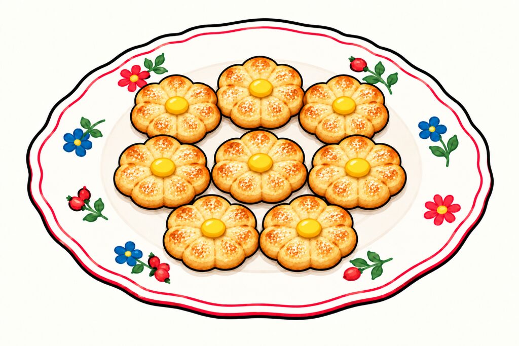 Сырнички-Ромашки «Кокос-Манго»